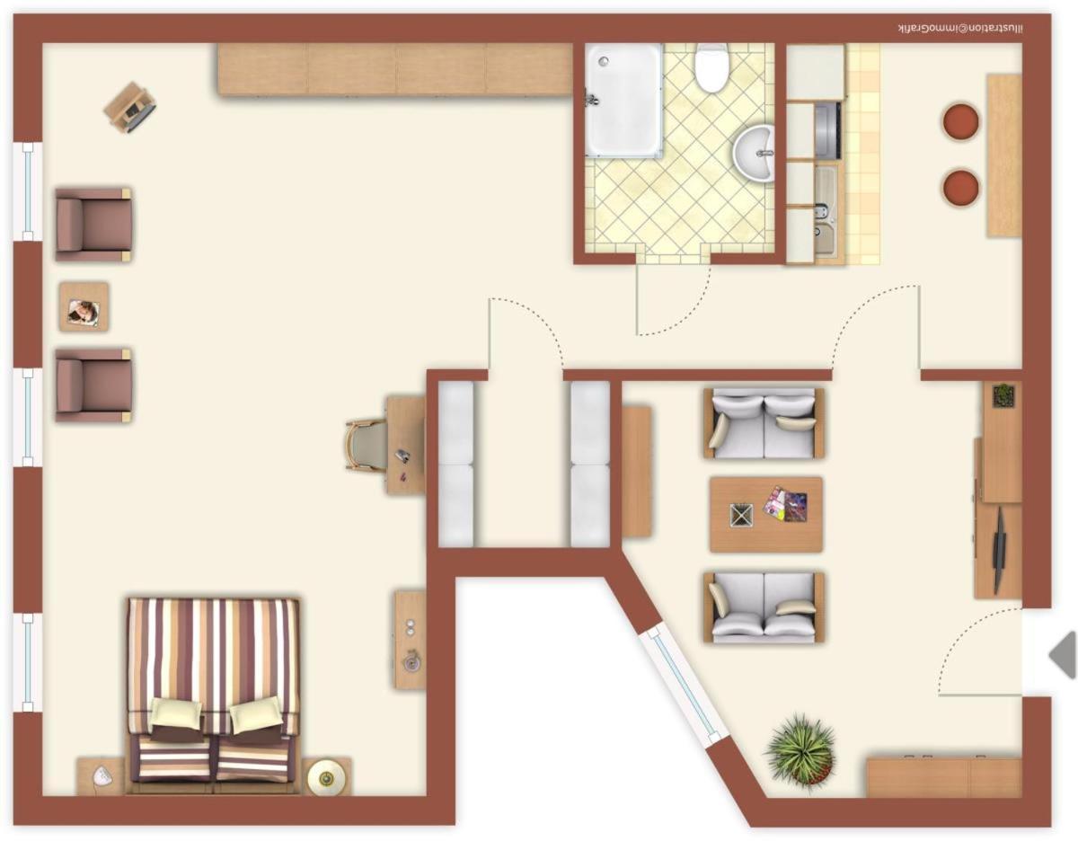Ferienwohnung Beach, Ca 150 M Zum Strand 로스토크 외부 사진